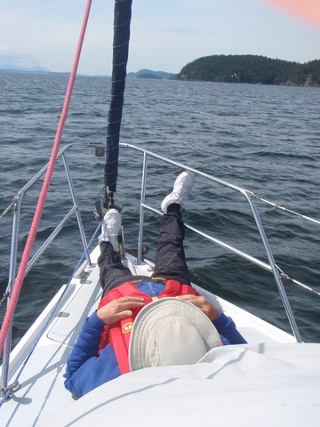 Under way to Wallace